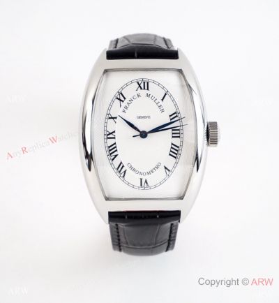 Franck Muller Men's Chronometro Black Leather Strap Auto Watches